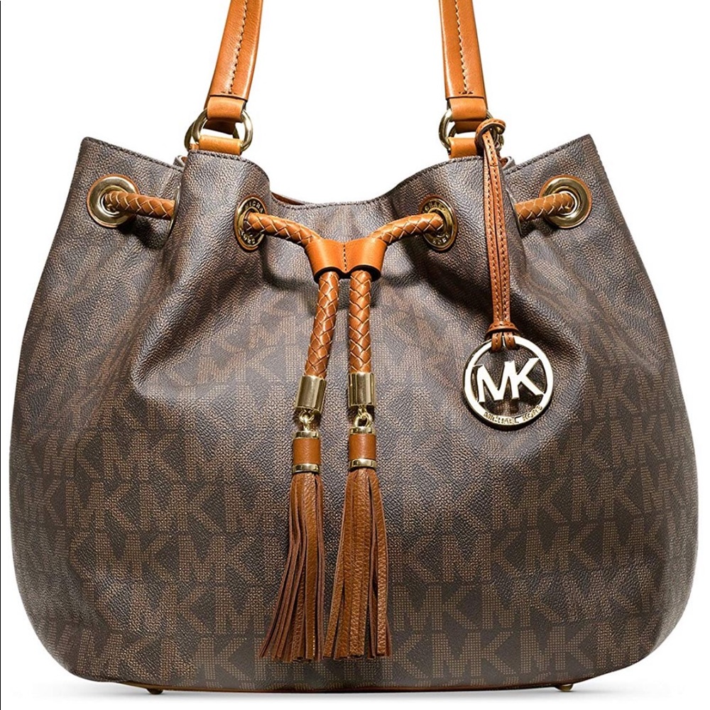 Michael Kors Jet Set Monogram Large Handbag